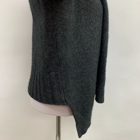 Vince Open Front Cardigan Sweater Small Gray Wool Yak Alpaca Cashmere - Picture 6 of 9